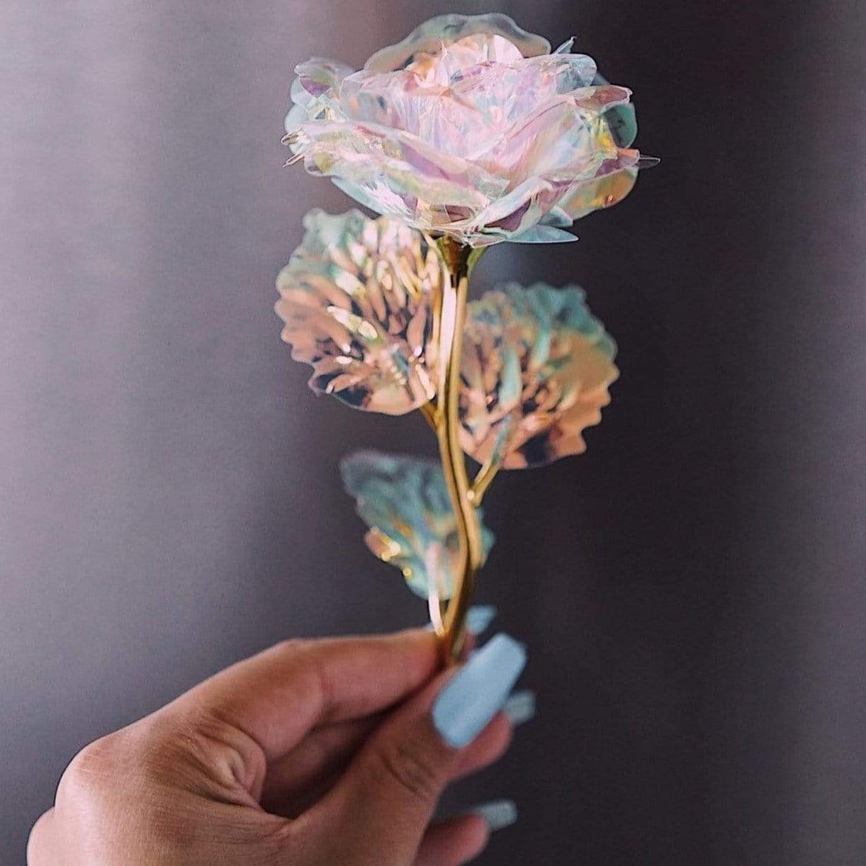 Valentine's Day Gift Golden Galaxy Rose