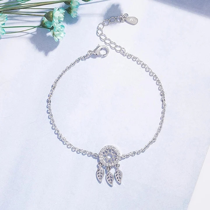 Dreamcatcher 14k Solid Gold Earrings + Necklace