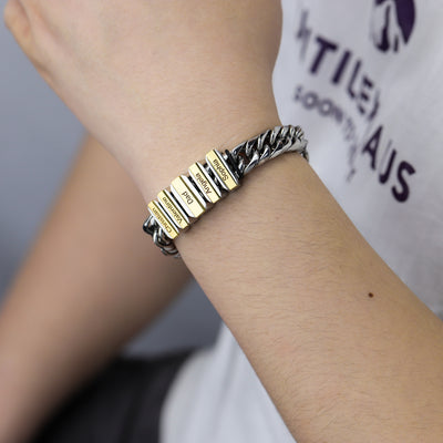 Family Men's Bracelet With Beads