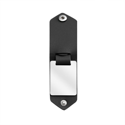 Mother's Day Gift Custom Photo cowhide Leather Keychain