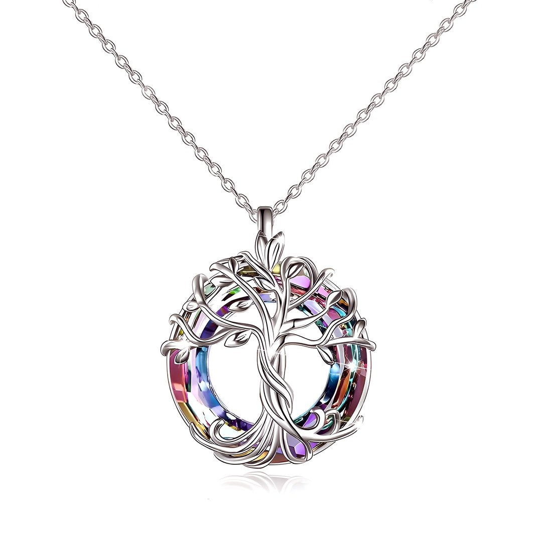 Christmas Gift- S925 Mother is the Family Root Tree Necklace