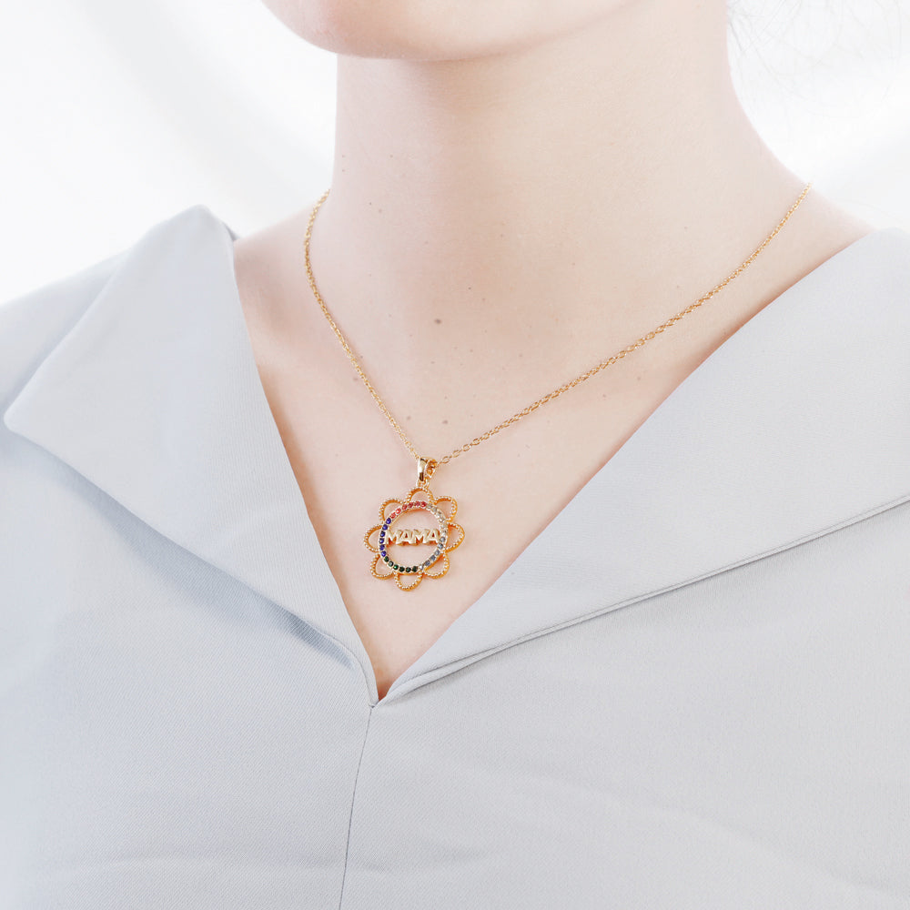 Mother's Day Gift sunflower necklace