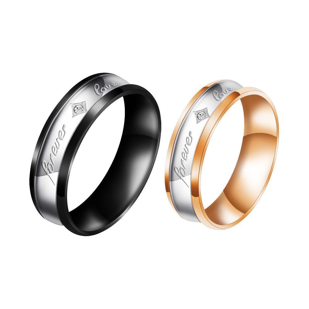 Mother's Day Gift Melody Forever Love Couple Diamond Ring