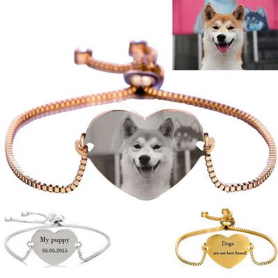 Christmas Gift-Adjustable Customized Photo Bracelet