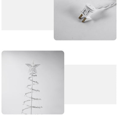 2022 New Style LED Spiral Christmas Tree Light Christmas Spiral Tree Indoor And Outdoor Decoration Lights