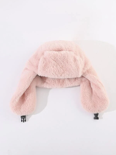 Solid Fluffy Trapper Hat