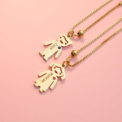 Kids Pendant for Mothers&Grandmothers