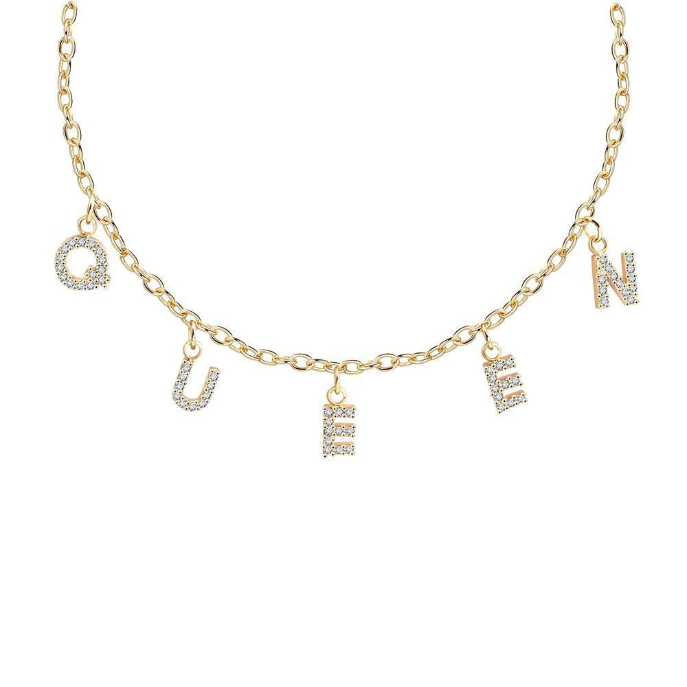 Mother's Day Gift DOREMI Trendy Zircon Name Necklace