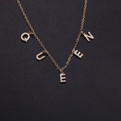 Mother's Day Gift DOREMI Trendy Zircon Name Necklace
