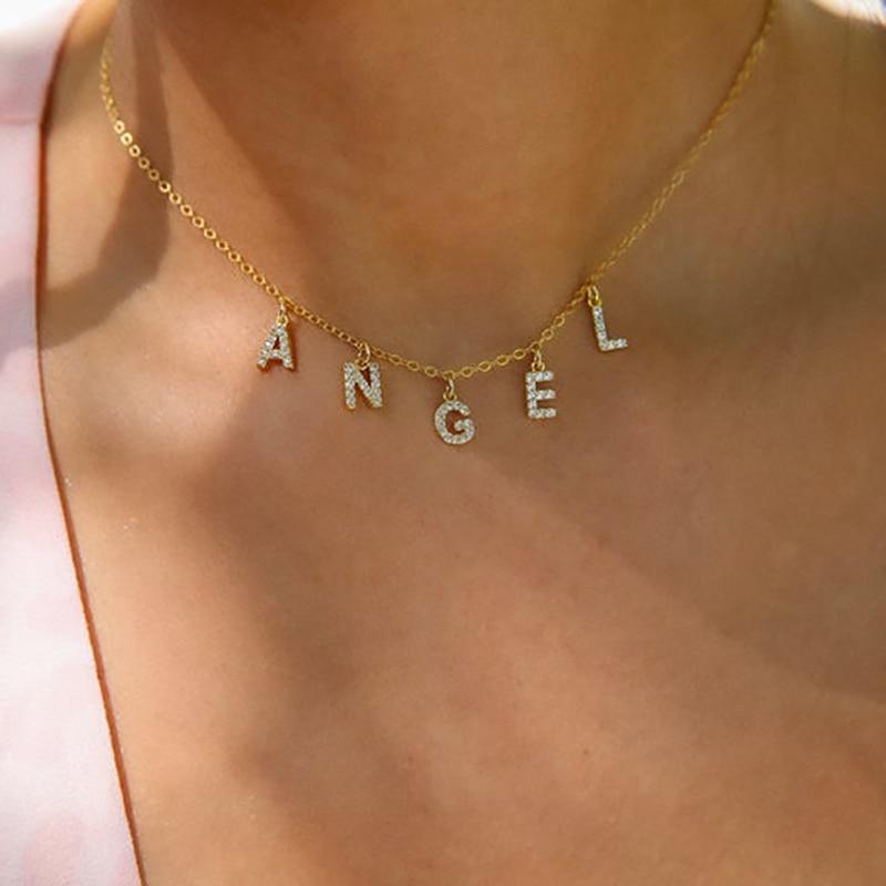 Mother's Day Gift DOREMI Trendy Zircon Name Necklace