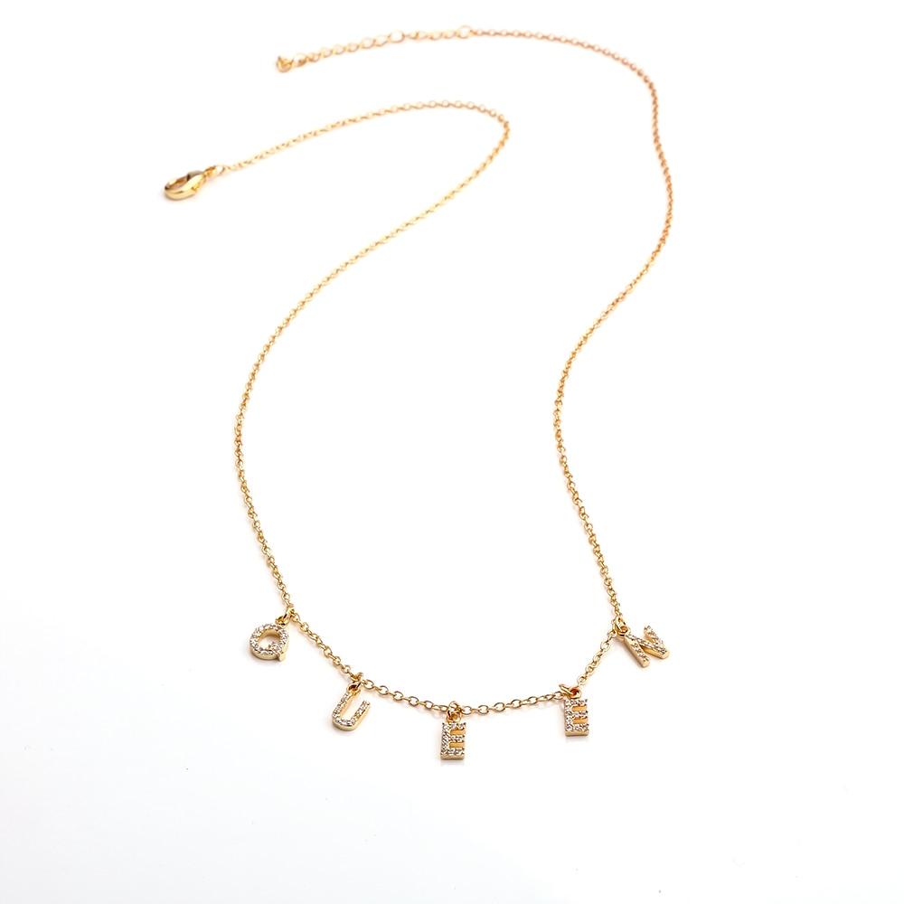 Mother's Day Gift DOREMI Trendy Zircon Name Necklace