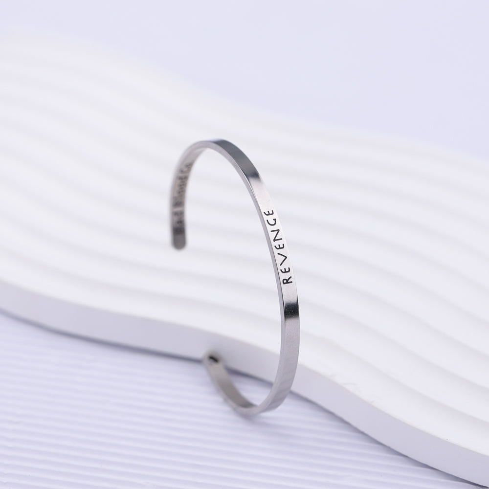 REVENGE Inspirational Stainless Steel  Bracelet
