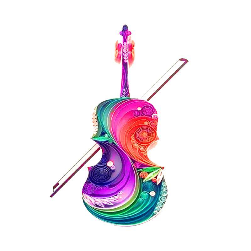 Paper Filigree painting Kit- Violin