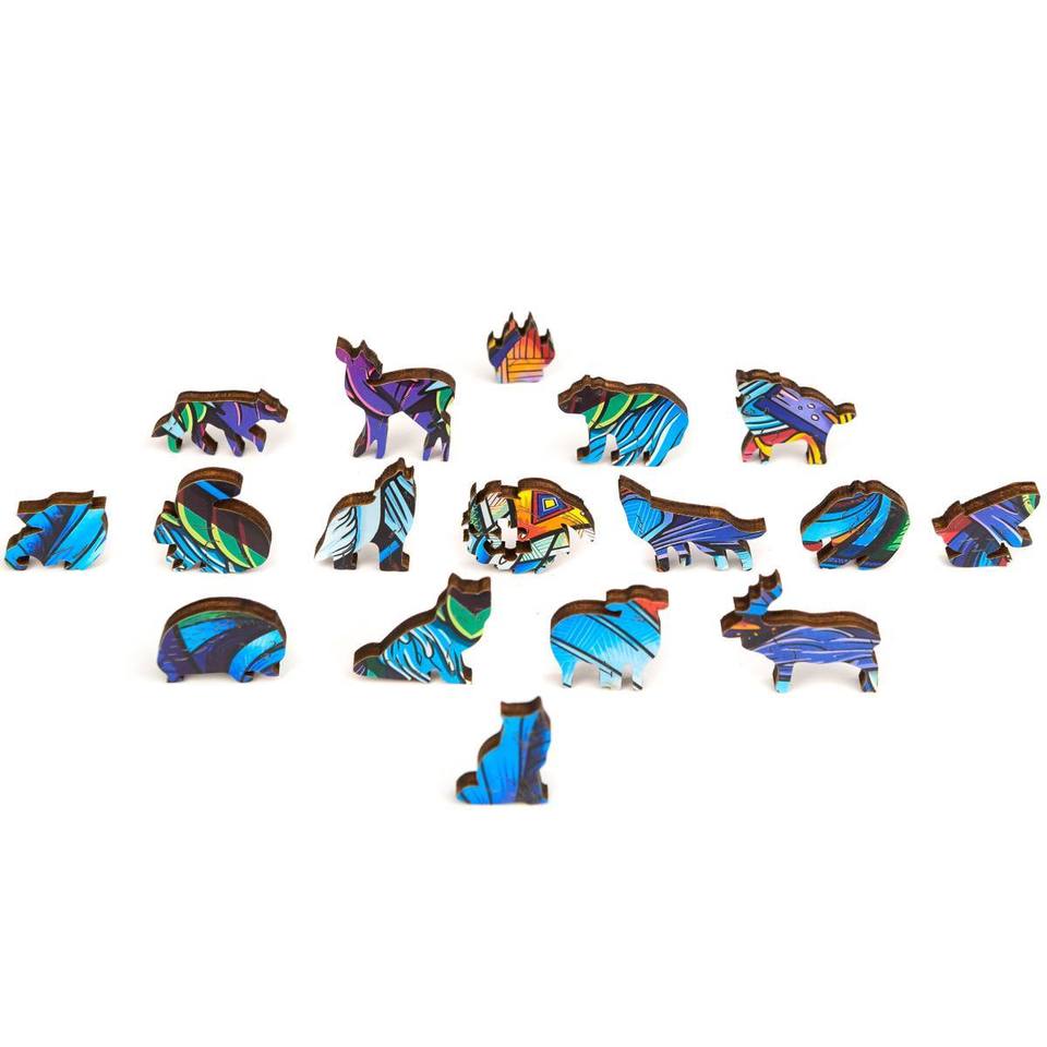 Wooden Jigsaw Puzzle Majestic Wolf