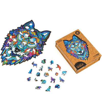 Wooden Jigsaw Puzzle Majestic Wolf