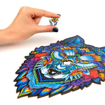 Wooden Jigsaw Puzzle Majestic Wolf