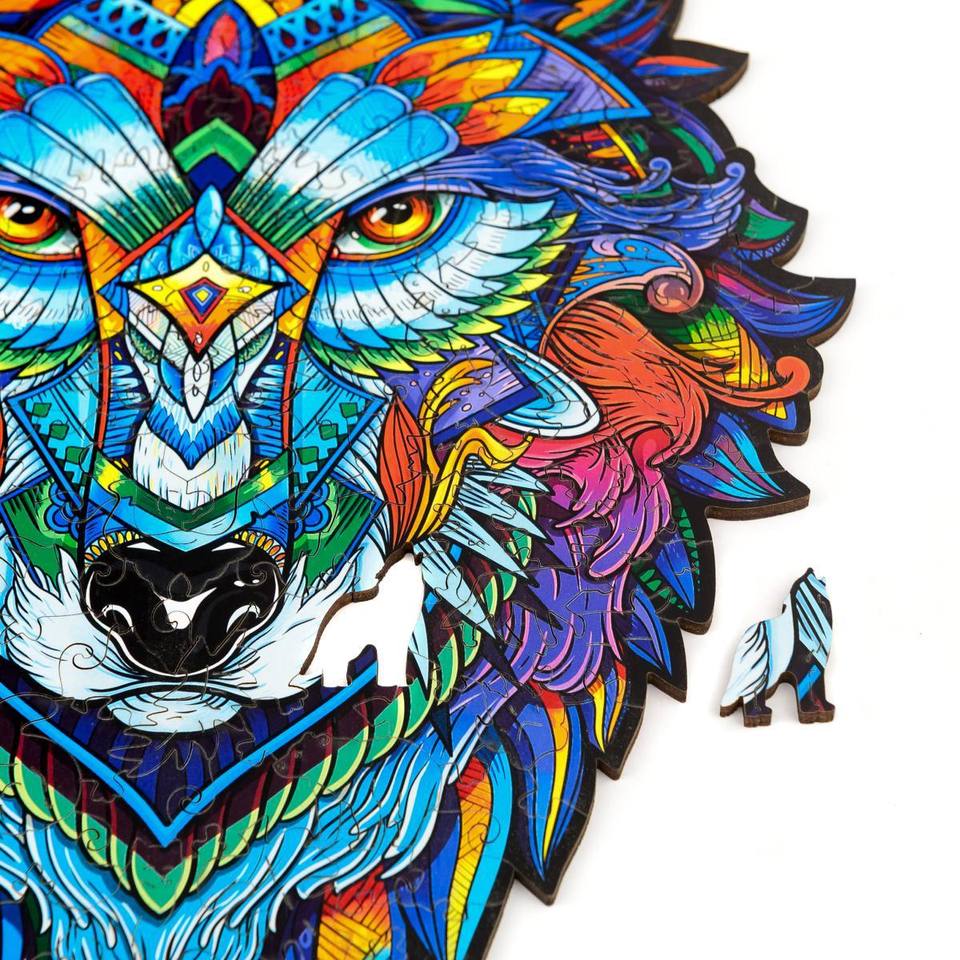 Wooden Jigsaw Puzzle Majestic Wolf