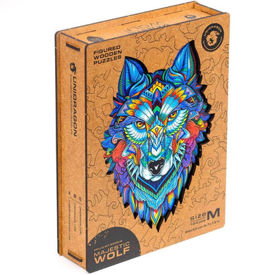 Wooden Jigsaw Puzzle Majestic Wolf