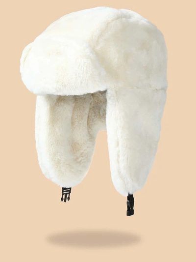 Solid Fluffy Trapper Hat