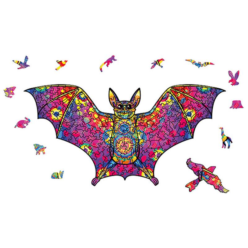 Wooden Jigsaw Puzzle Agile Bat