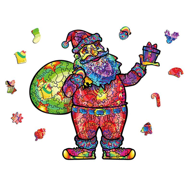 Wooden Jigsaw Puzzle Santa Claus