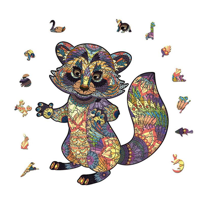 Wooden Jigsaw Puzzle Brown bear