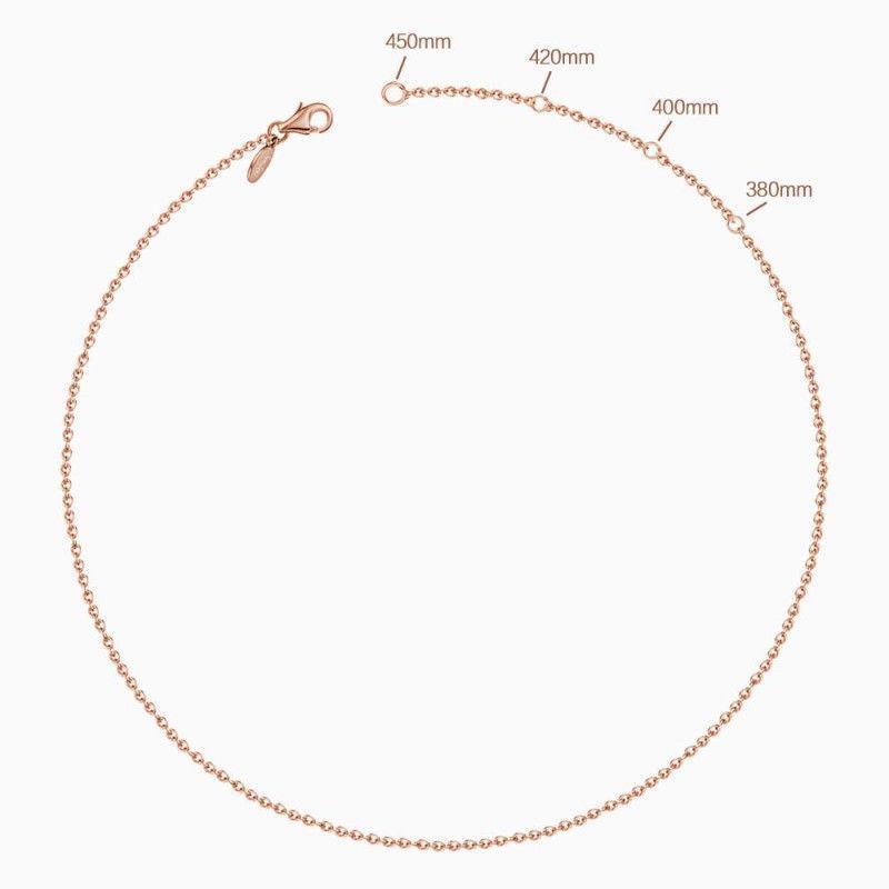 Mother's Day Gift For Her Oval Photo Locket Necklace with Engraving Rose Gold Plated