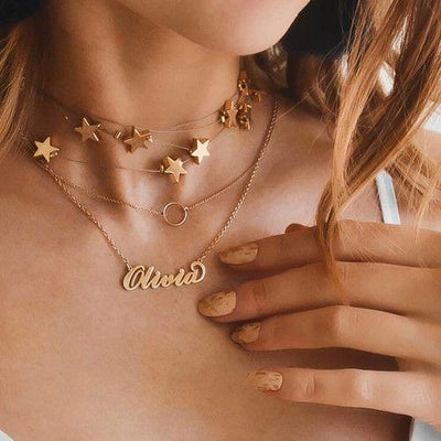 Mother's Day Gift Customized Personalized Name Necklaces
