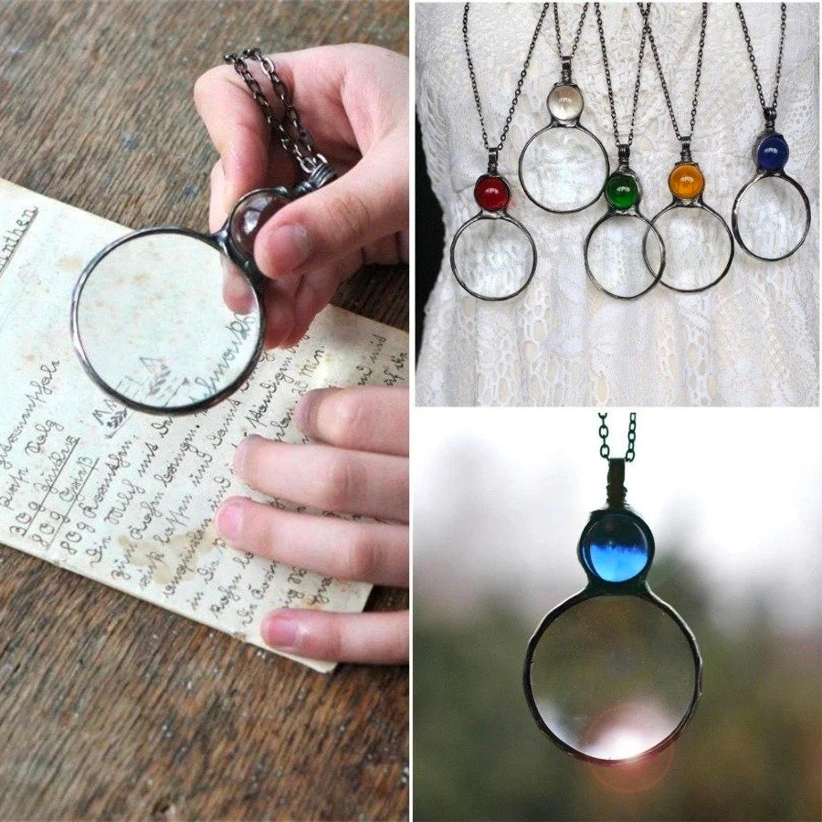 Mother's Day Gift Magnifying Glass Necklace gift