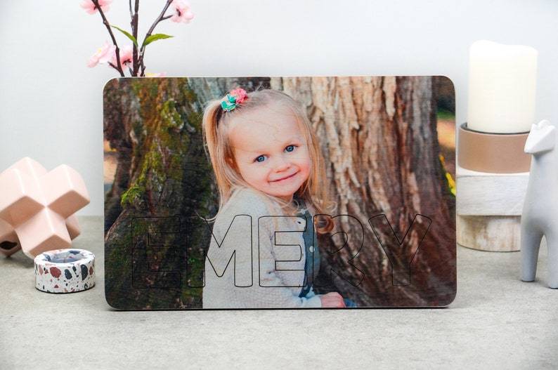 Personalized Wooden Name Puzzle with Photo