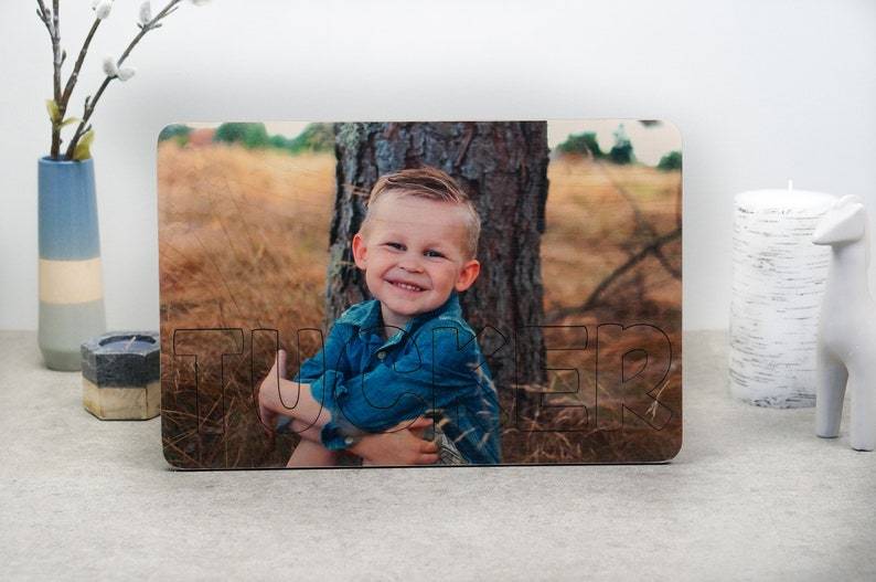 Personalized Wooden Name Puzzle with Photo