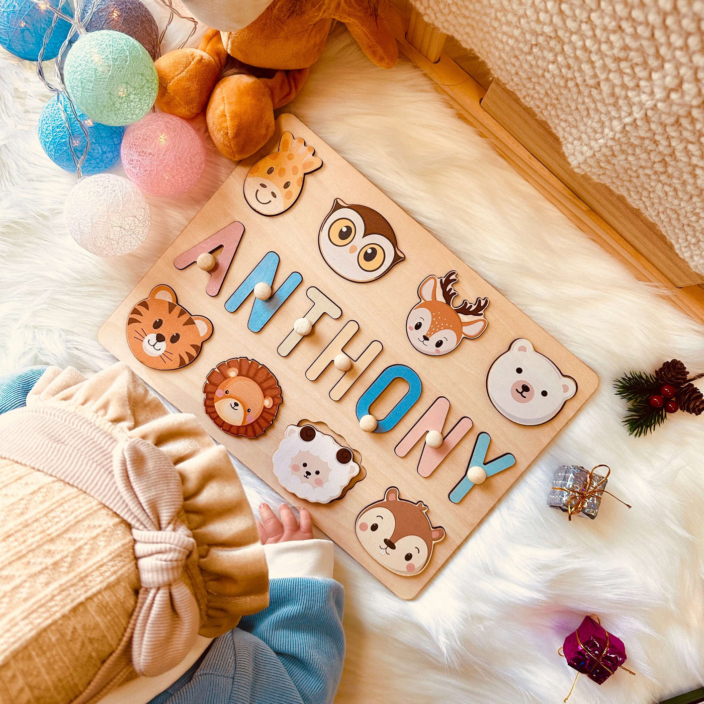 Personalized Wooden Baby Name Puzzle