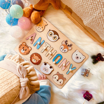 Personalized Wooden Baby Name Puzzle