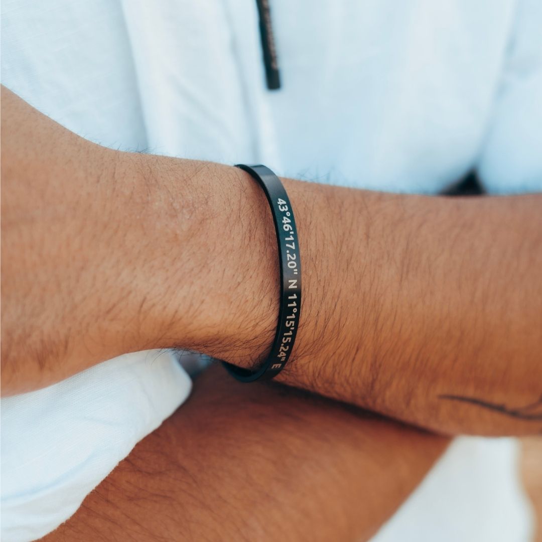 Christmas Gift-Bracciale Personalizzato Rigido