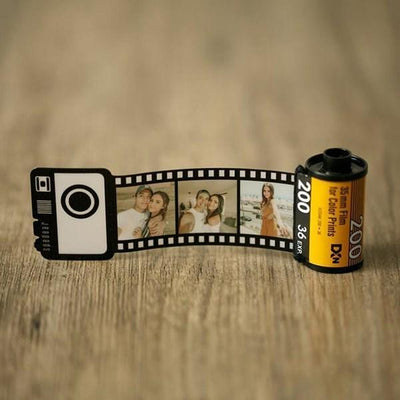 Mother's Day Gift Custom Picture Camera Film Roll Keychain