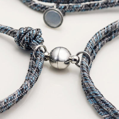 Mother's Day Gift Custom couple magnetic bracelet
