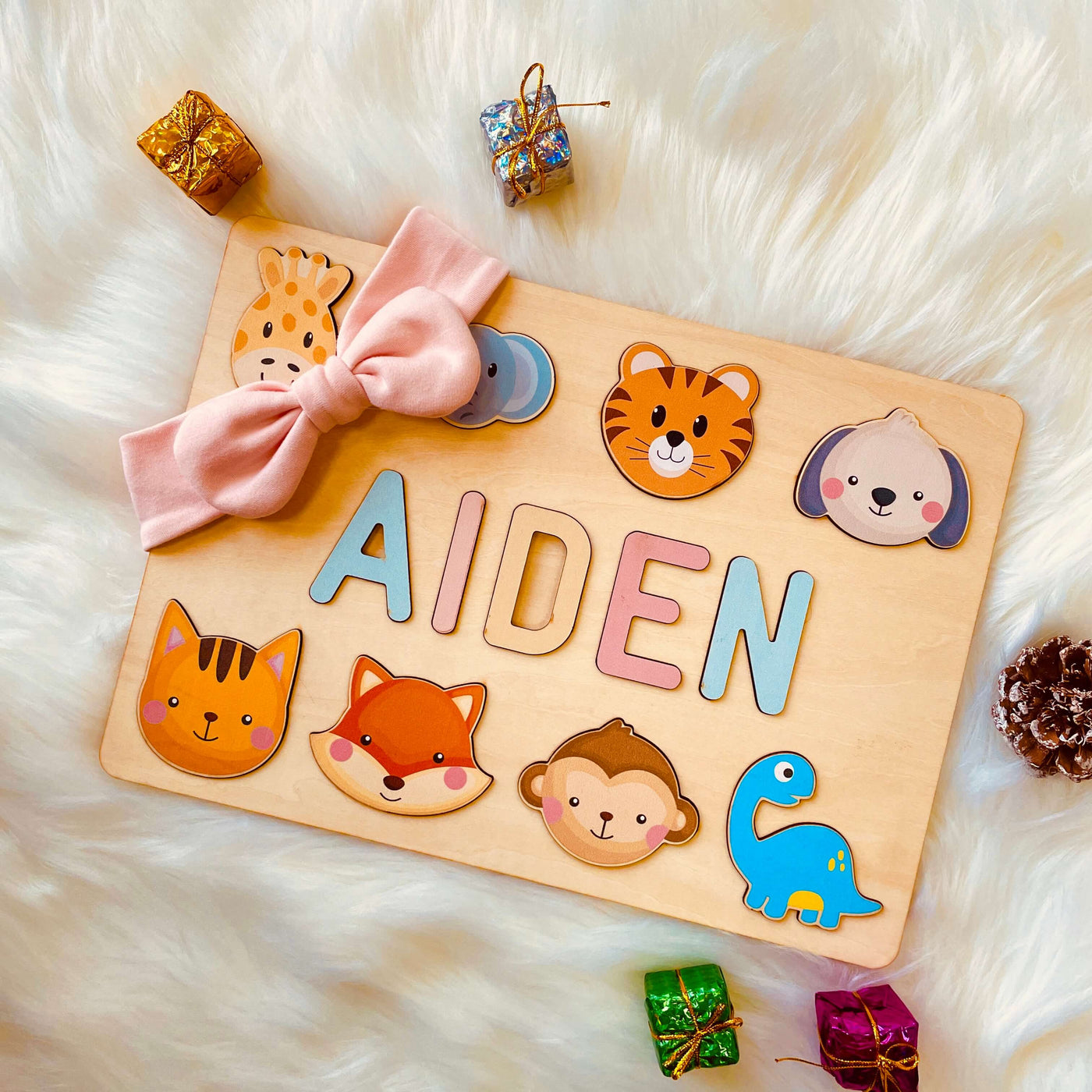 Personalized Wooden Baby Name Puzzle