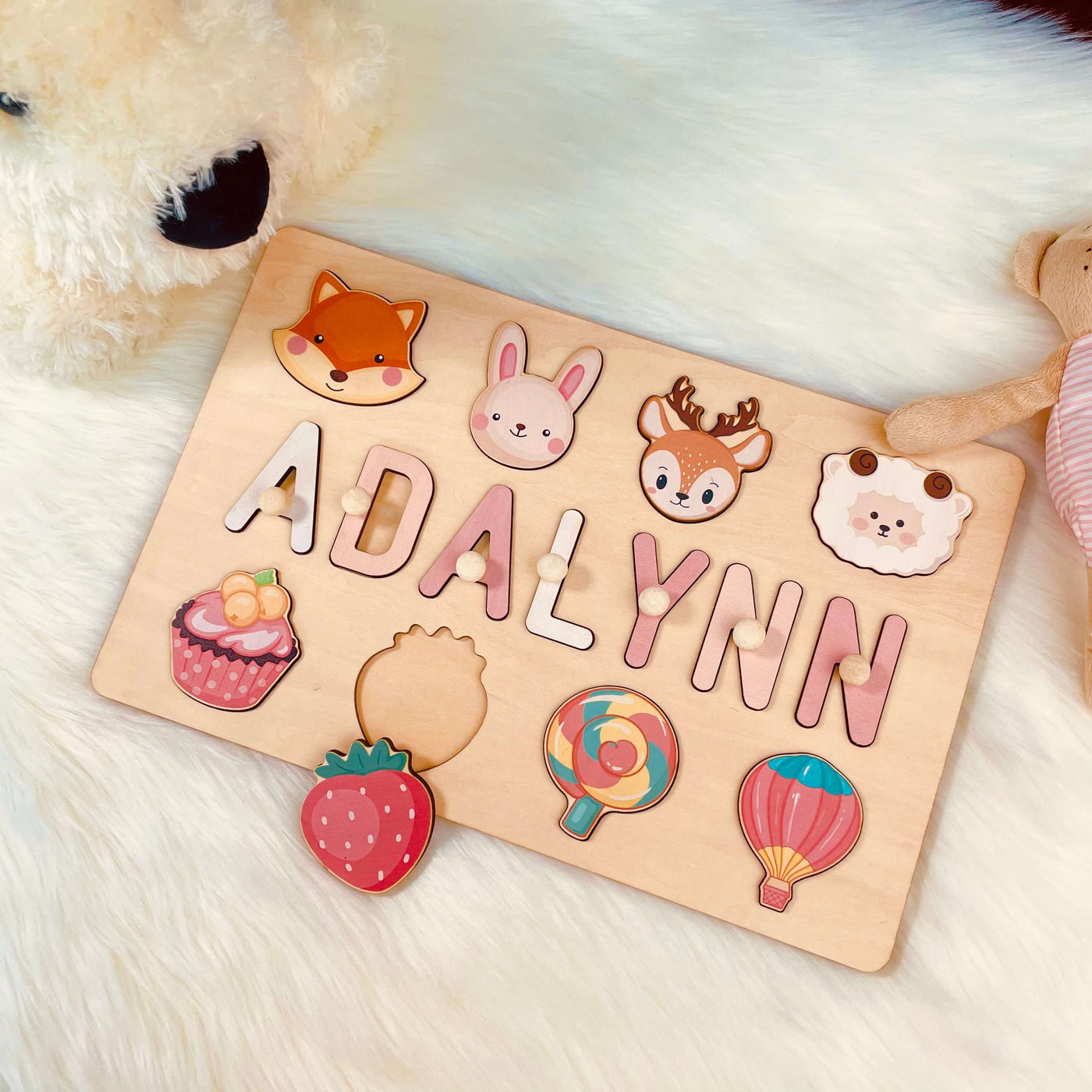 Personalized Wooden Baby Name Puzzle