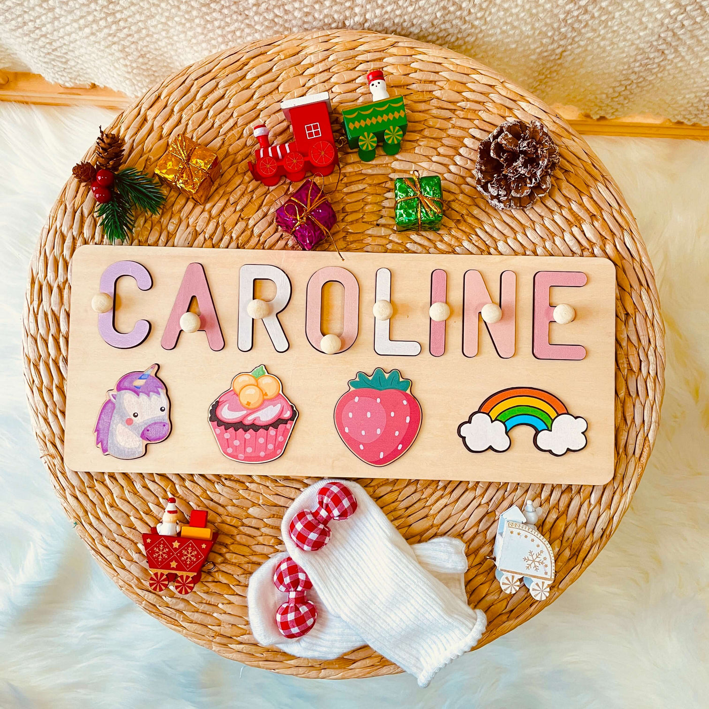 Personalized Wooden Baby Name Puzzle