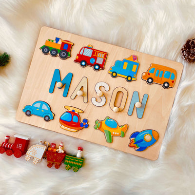 Personalized Wooden Baby Name Puzzle