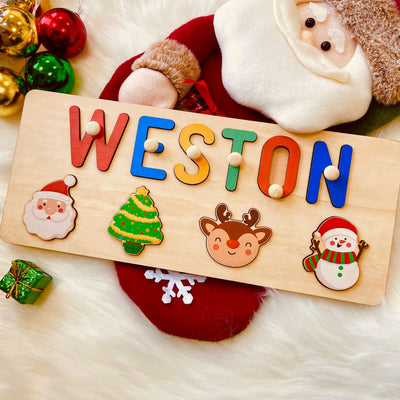 Personalized Wooden Baby Name Puzzle