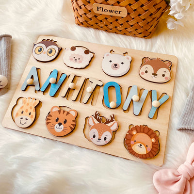 Personalized Wooden Baby Name Puzzle