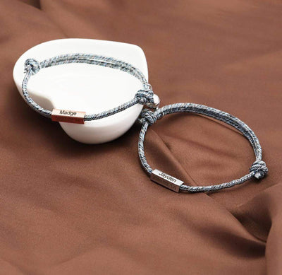 Matching Bracelet Custom couple magnetic bracelet(2 bracelets)