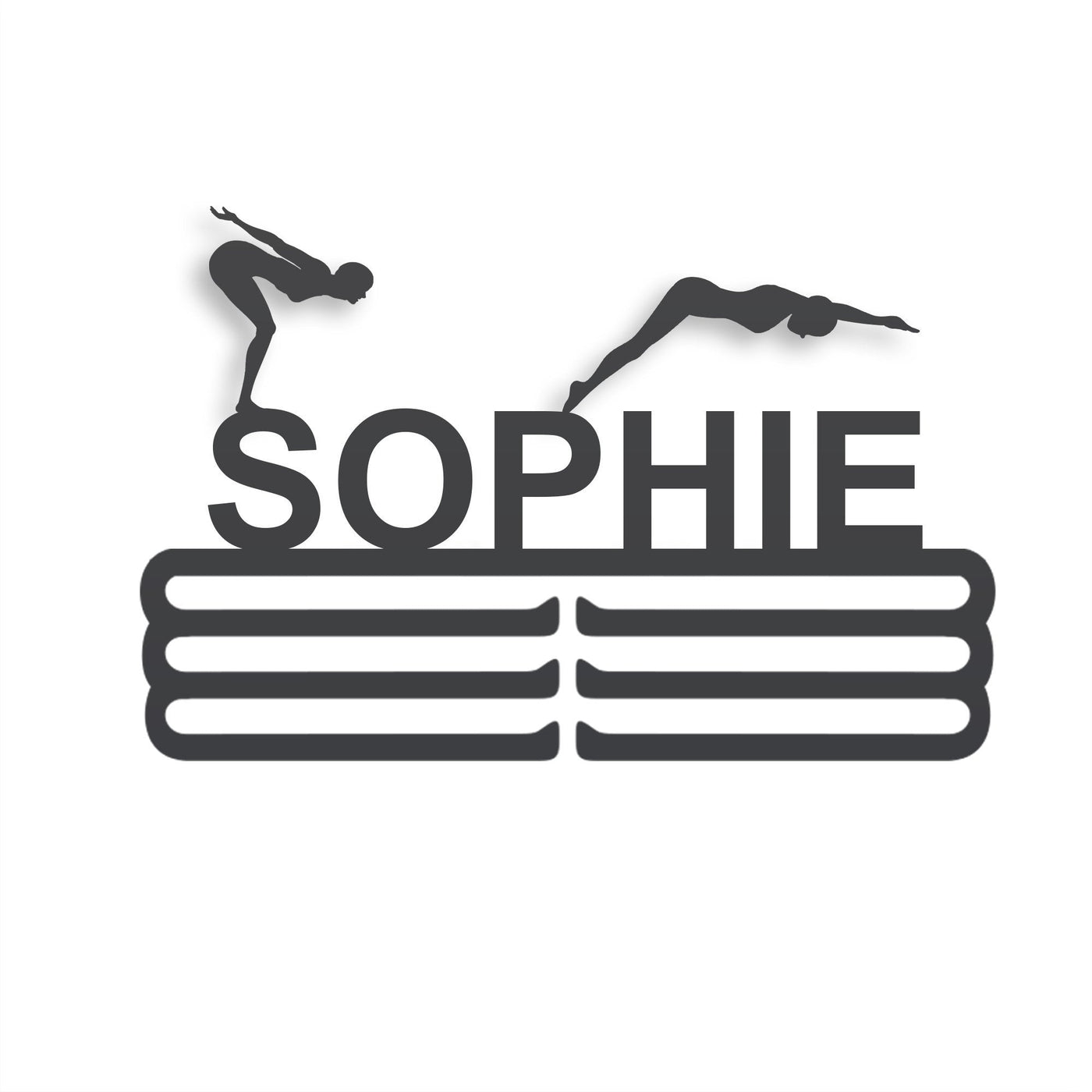 Swimming Medal Hanger - Premier Medal Hangers USA