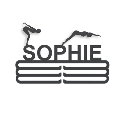 Swimming Medal Hanger - Premier Medal Hangers USA